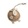 Sheep Shape Christmas Ornament Felt Material Felt Pendant Cute Xmas Hanging Charm  Gift Decoration