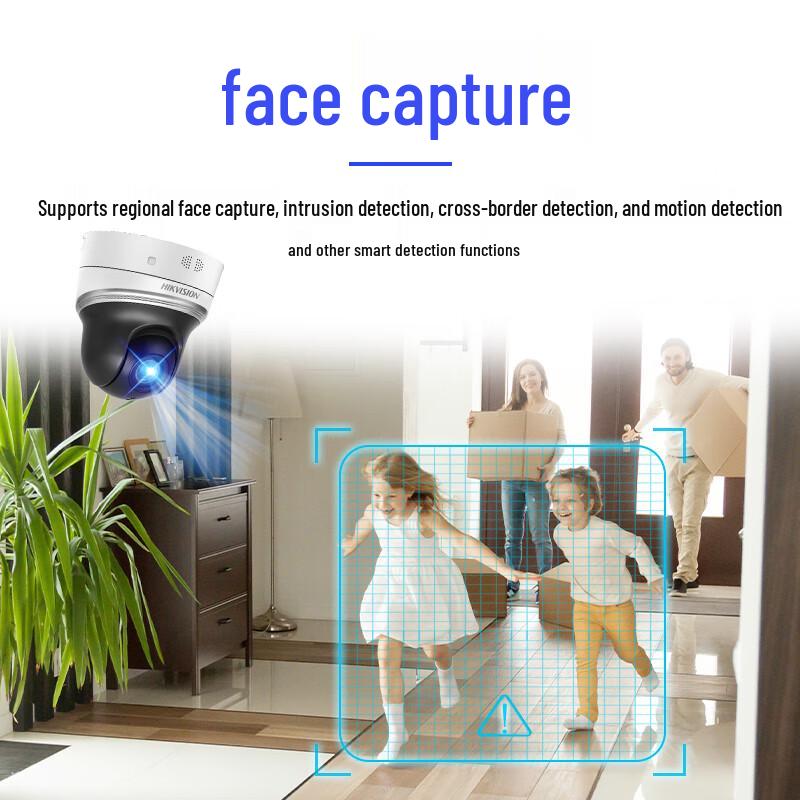 HIKVISION 4MP Indoor Wireless PTZ Camera with IR Night Vision CN plug (adapter included)