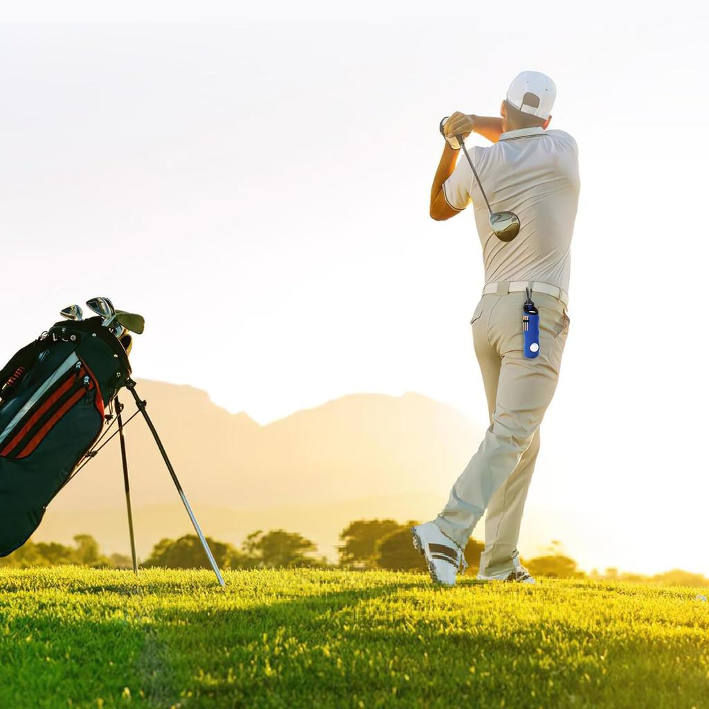 1 шт. держатель для клюшки для гольфа, сумка для переноски мяча для гольфа, держатель для клюшки для гольфа, брелок для ремня, аксессуары для подарков для гольфа