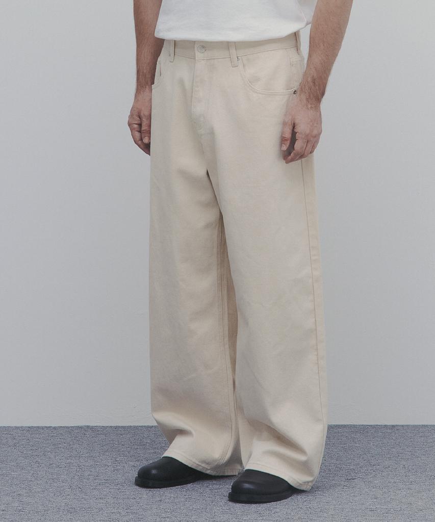 ANDAGAIN Big Boy Pants (Ivory