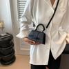 Трендовые сумки через плечо, женская однотонная усовершенствованная сумка через плечо, клатч на плечо, модная мини-сумочка для покупок, косметическая сумка для хранения