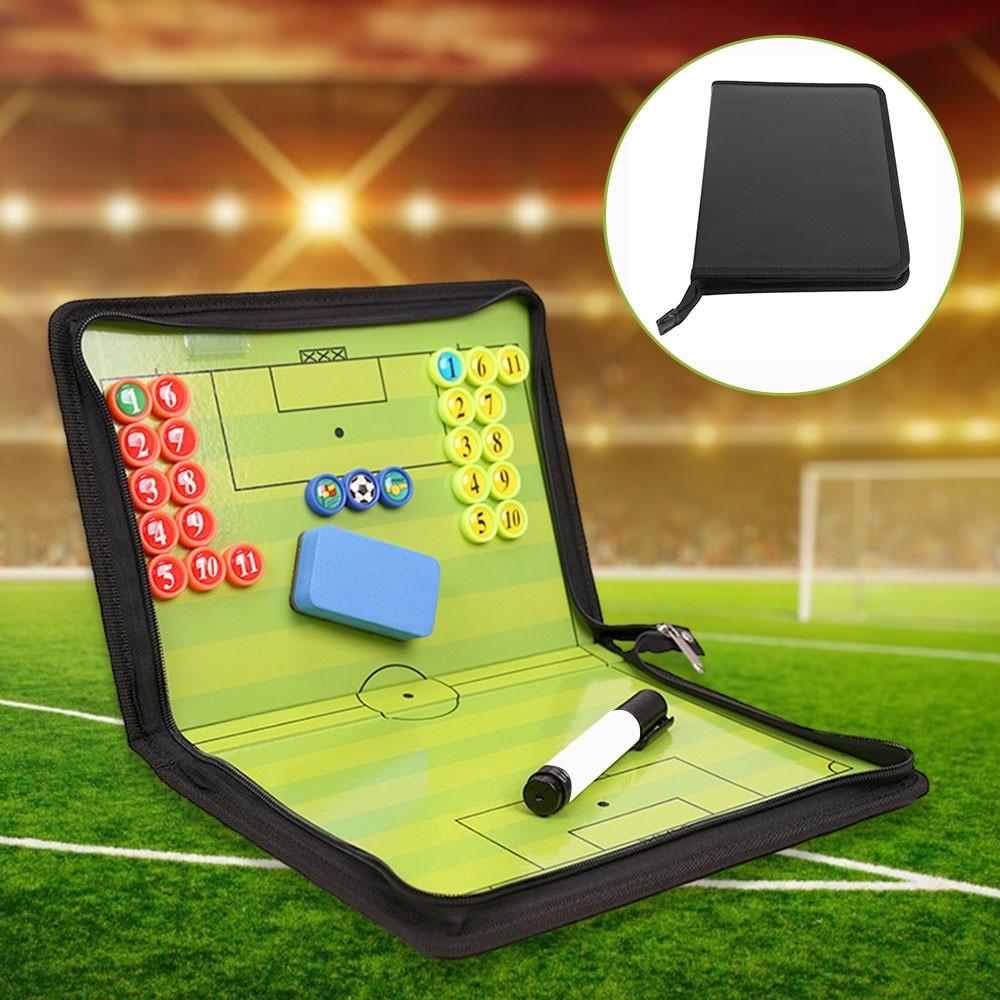 Складная магнитная тактическая доска для футбола, тактический планшет для тренировок по футболу, футбольный тренер, тактическая папка для футбола, инструмент помощи