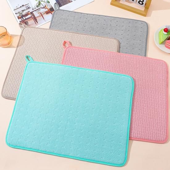 Коврик для сушки посуды из микрофибры, впитывающий коврик, большой размер, коврик для кухонной стойки, коврик для сушки посуды, защитный коврик для посуды, защитный коврик для столешницы