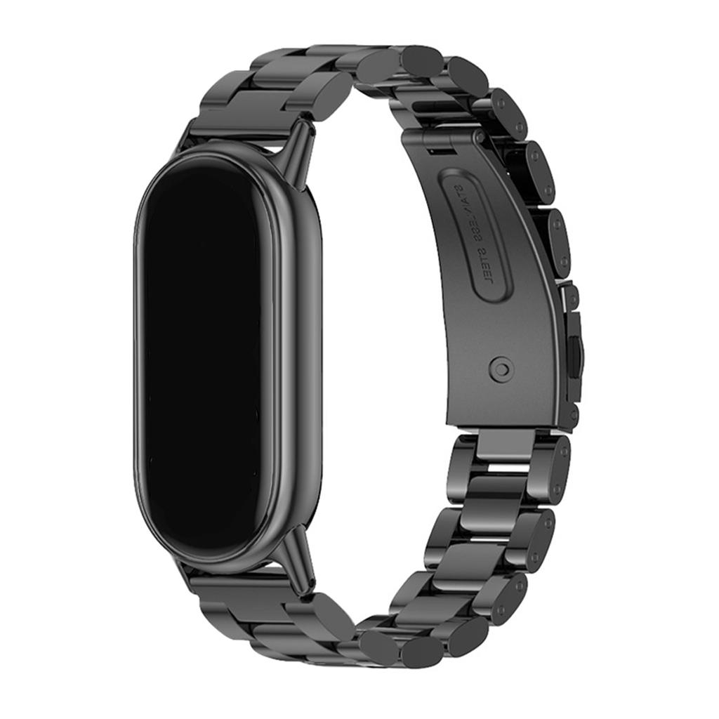 Ремешок для Mi Band 9 для браслета Mi Band 8 Для браслета Xiao mi Band 8 Ремешок для часов из нержавеющей стали для Mi Band 7 6 5 3 4 Металлический ремешок