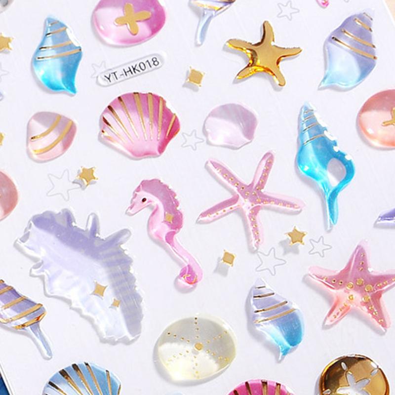 Fun Fantasy Cartoon Stickers Bronzing 3D Environmental Protection Mobile Phone Diary Handbook Sticker Material Children Gifts