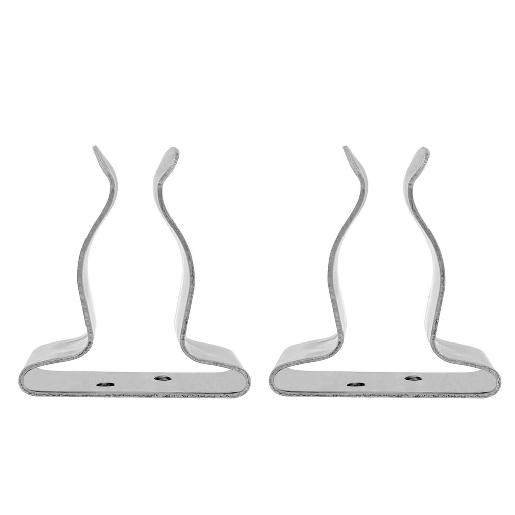 2 шт. Держатель для лодочного крюка Морской пружинный зажим Пружинный зажим из нержавеющей стали Держатели для лодочного весла для лодочного крюка Гаф Рыболовное удилище