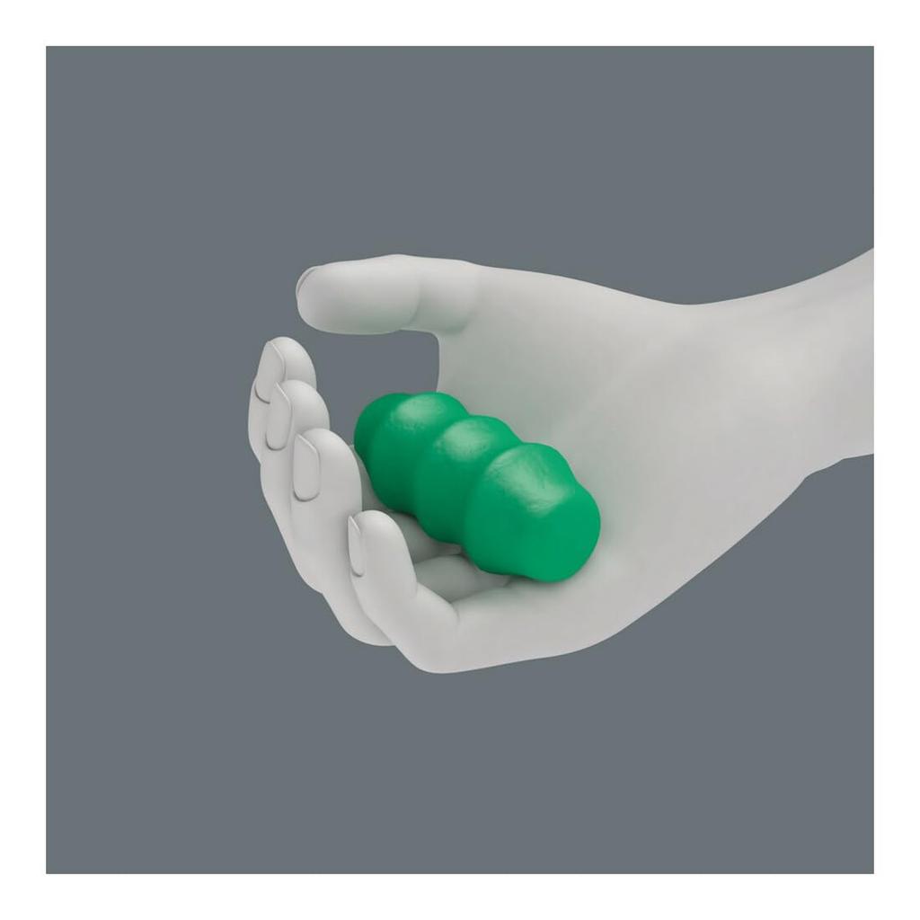 WERA Rapidaptor Driver 119mm Overall 073540 Quick-Release Handle, 6.35mm Drive, Length,