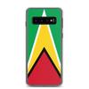 Coque Téléphone - Samsung - Galaxy S22 - Drapeau Guyana - Souple - Multicolore