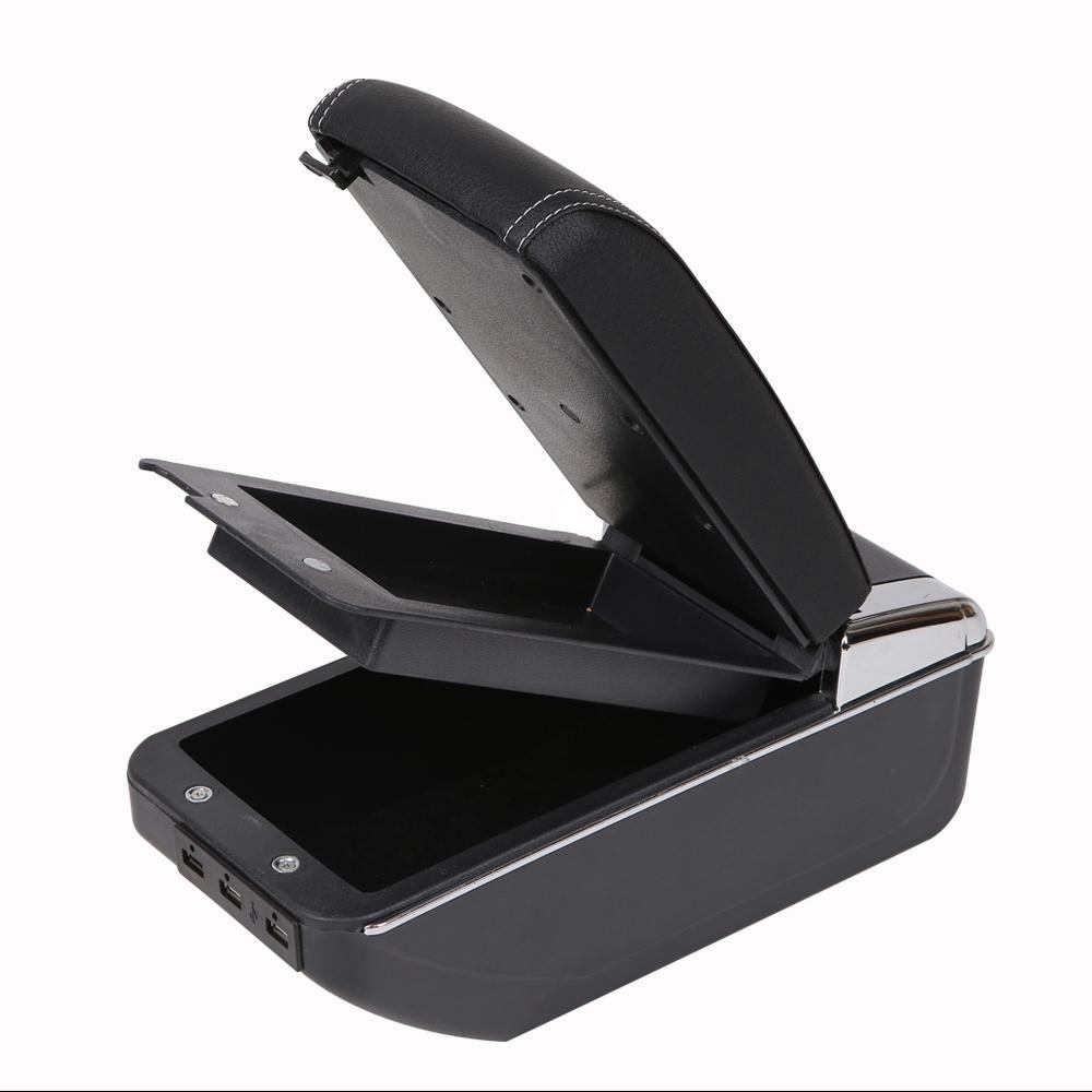 Автомобильный подлокотник для Peugeot 2008, модернизированный подлокотник, ящик для хранения, автомобильные аксессуары, выдвижной, 2019 2020 2021