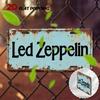 D Flat Printing pc Винтажная металлическая табличка с изображением Led Zeppelin Декоративная табличка и знак Рок-группа Тематическое настенное украшение Ретро