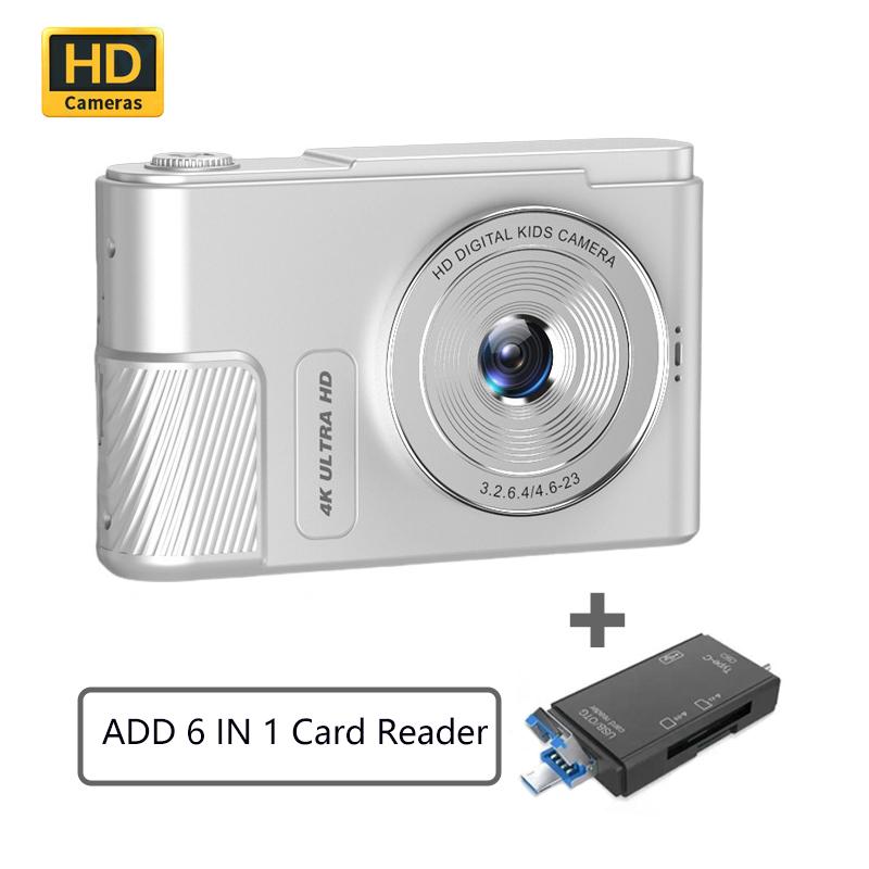 2,5-дюймовый экран 1080P Мини детская цифровая камера 44M HD Студенческая портативная камера Двойная камера CCD Умная камера Подарок другу