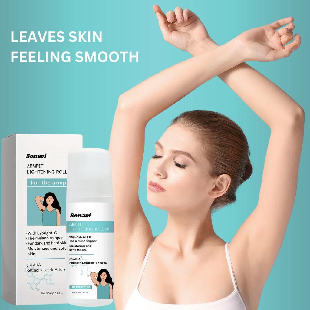 Крем для отбеливания подмышек, осветление кожи подмышек, дезодорант для женщин, длительная свежесть, 50 мл
