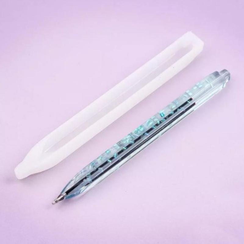 1Pc Pen Holder Resin Mold Silicone Molds Uv Epoxy Jewelry Making Tool