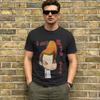 Yoshitomos Nara Pure Cotton T Shirt For Mens Summer Aesthetic Tshirts O Neck Fashion Tee Shirt Oversized Clothing