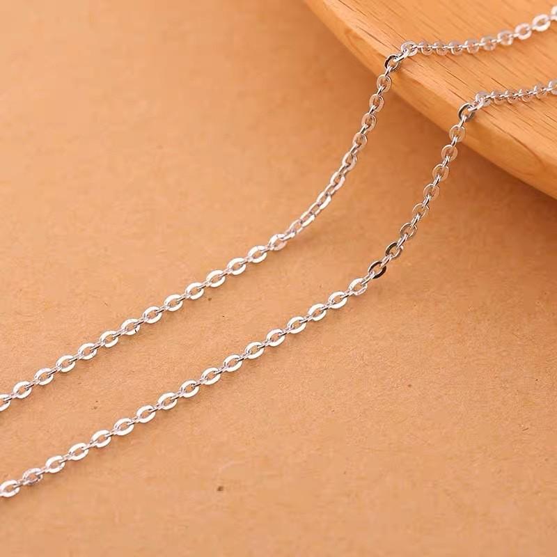 S999 чистое серебро без подвесок, подходящая цепочка, женская простая модная универсальная цепочка на ключицу, универсальное ожерелье-чокер ручной работы
