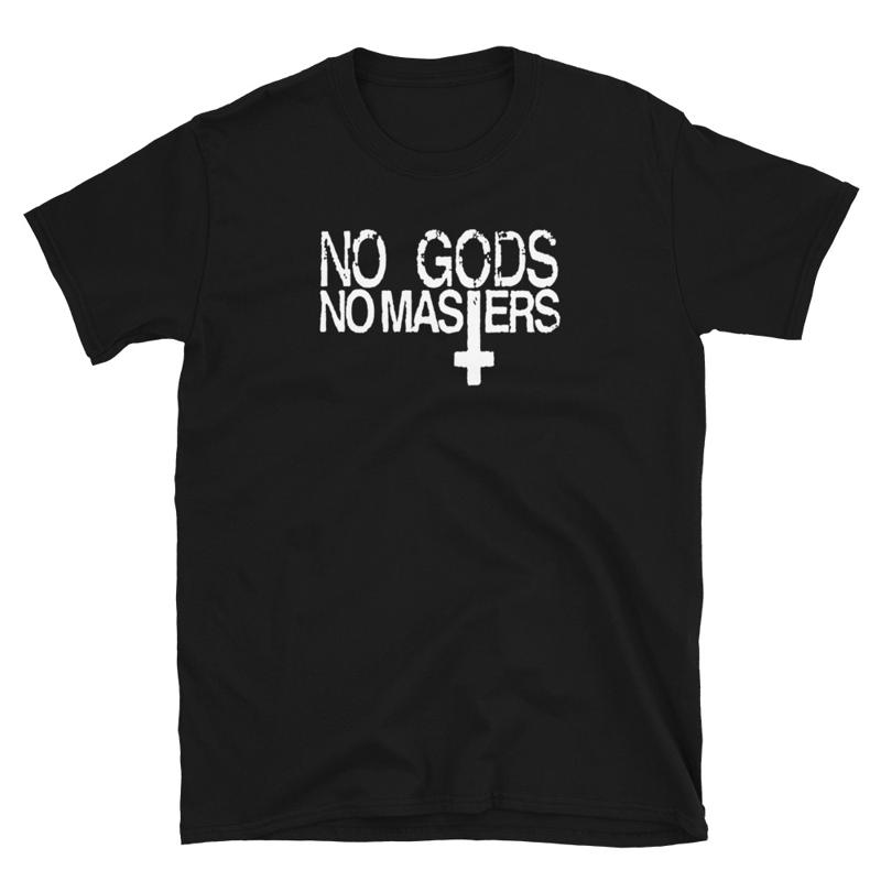 No Gods Masters New Gothic T Shirt