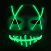 Привлекательная страшная маска на Хэллоуин для косплея со светодиодной подсветкой для незабываемых костюмированных вечеринок