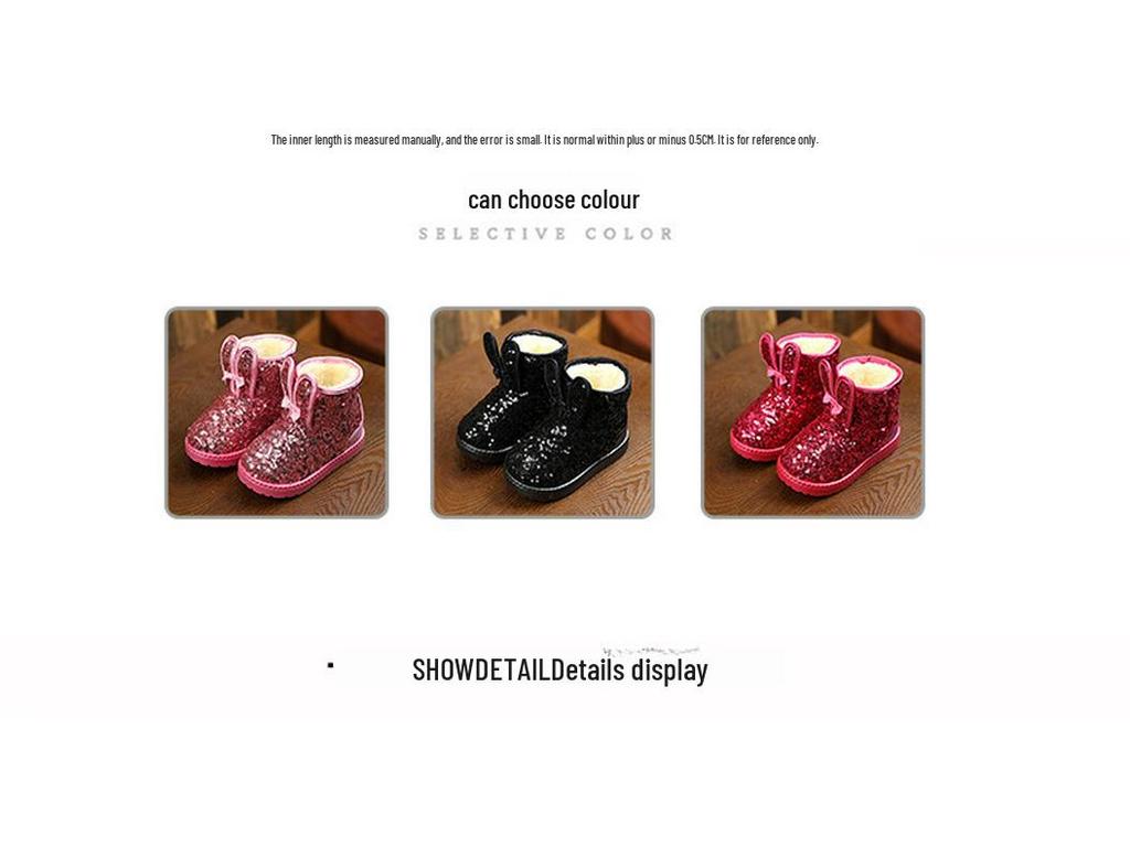 Детские зимние ботинки - готовая теплая хлопковая обувь для девочек и младенцев