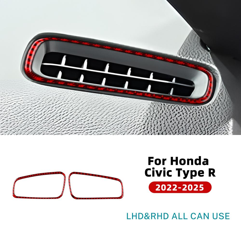 Carbon Fiber Style Interior Sticker for Honda Civic Type R 11th FL5 2022 2023 2024 2025 Interior Panel