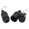 2 Pin DIN Female Socket Pair Speaker Connectors with Screw Terminals for Use