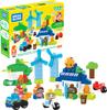 Mega Bloks Green Town Natural Energy and Eco House Vehicle and House Set [Block Set] [Block Pieces: 88 Pieces] [For Ages 1 and Up] HCG36