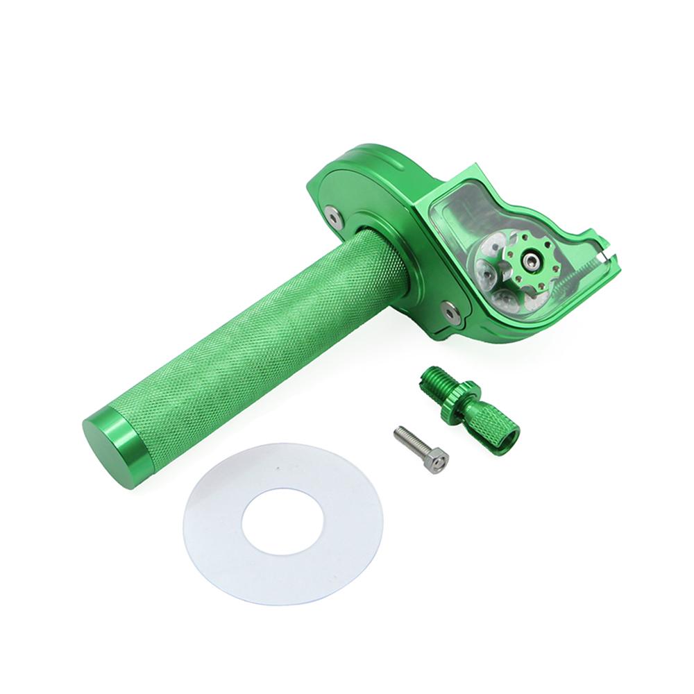 22mm CNC Aluminum Quick Twist Throttle Grip with Cable Motorcycle Accelerator Handlebar for Dirt Pit Bike ATV Quad
