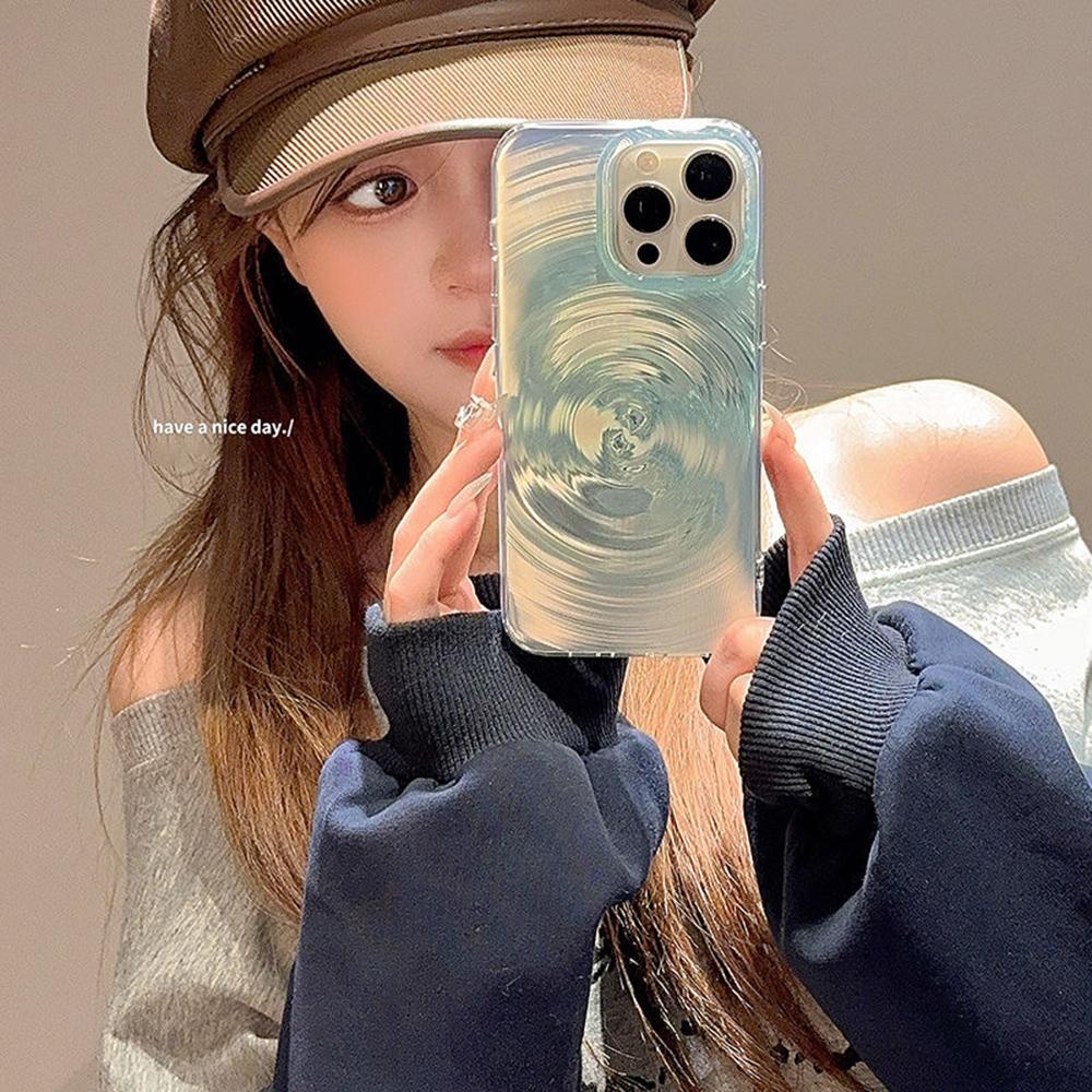 Радужный глянцевый чехол для телефона для iPhone 11 13 14 15 16 17 Pro 17 13 14 15 Pro Max Высококачественный чехол с полной защитой в фантазийном цветочном стиле