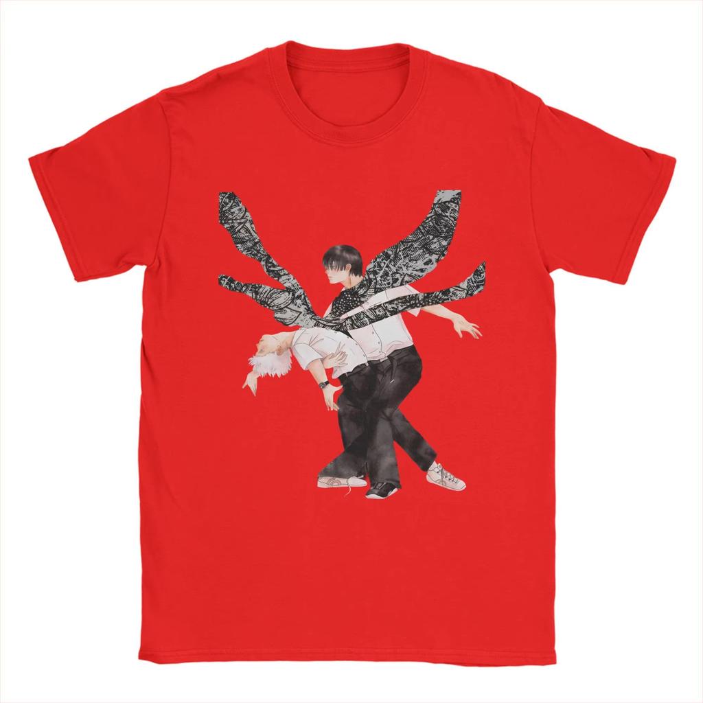 Футболка «2025 Лето Хикару умерла Чиби» Летние винтажные футболки 100% хлопок Харадзюку Футболка для мужчин с коротким рукавом и принтом