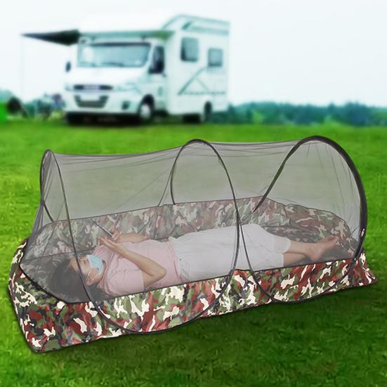 Camping Foldable Mesh Tent Single/Double Person Fly Protection Waterproof Portable No Installation Outdoor Travel Climbing Backpacking Shelter Net