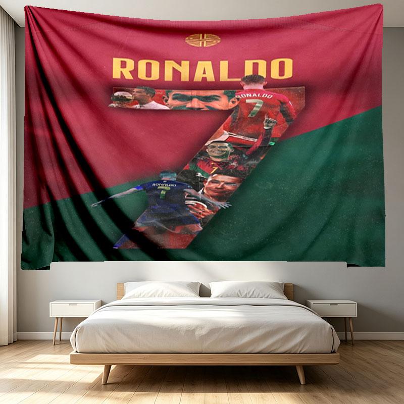 football star Print Tapestry - Portable Wall Decor Cloth, for Home, Dorm, Travel, Bedroom, Living Room - Ideal Birthday Housewarming Gift