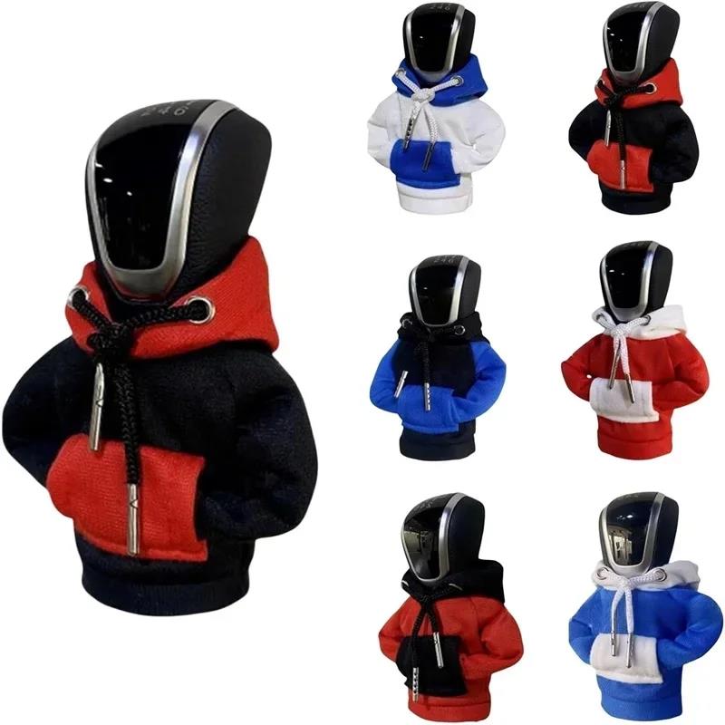 HOT Funny Gear Shift Knob Hoodie Sweatshirt Sweater Design Car Gear Shift Cover,Gear Stick Cover,Universal Fit Shift Gear Cover