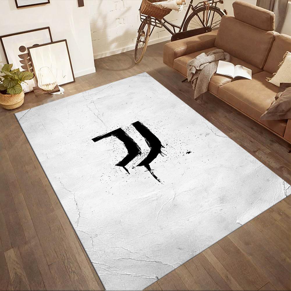 Juventus Floor Rug Office Rug Suitable For Balcony Dining Room Foyer Bedrooms Antislip Rug Anime Office Decor