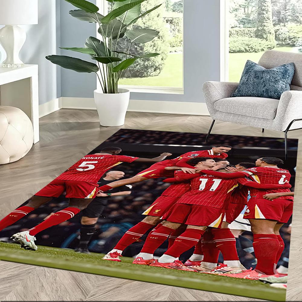 Liverpool Football Club Carpet Design For Outdoor Balcony Hallway Foyer Antislip Rug Anime Office Decor Perfect Gift For Valentine'S Wedding Birthday