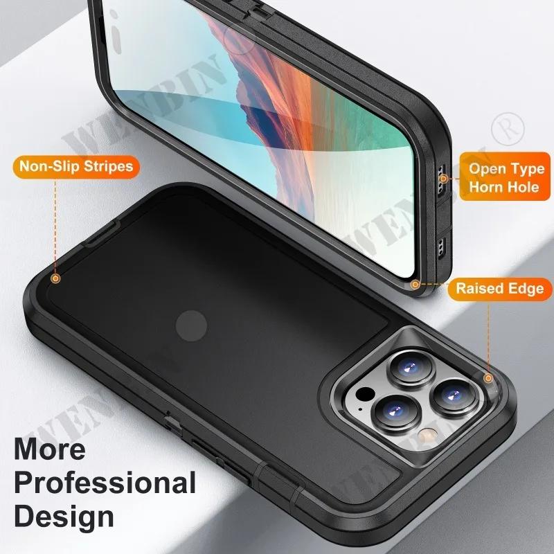 Чехол для IPhone 16 Pro Max 15 14 13 12 11 Pro Max Plus XR 8 7 Plus SE Ударопрочный, устойчивый к царапинам, прочный защитный чехол