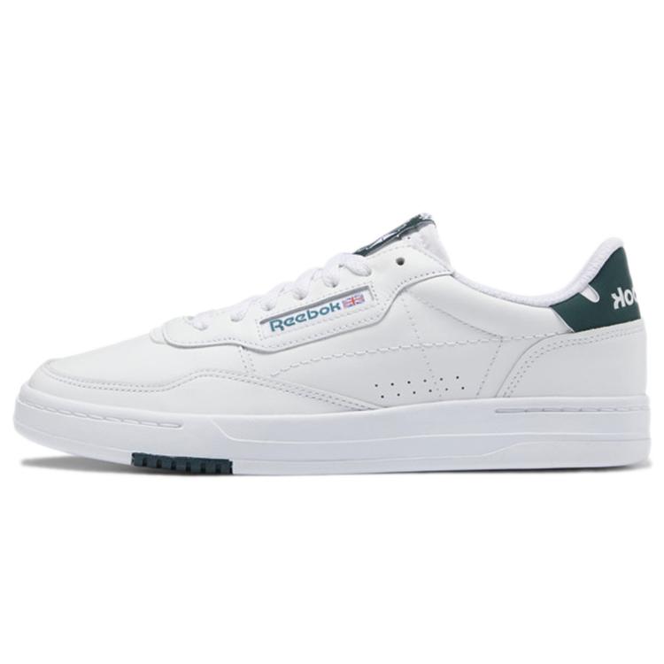 Reebok Кроссовки Court Peak Кожаные Удобные Низкие Скейтбордические Унисекс Белые GW7558