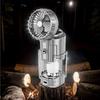 Camping Lantern Solar Lantern LED Lights Camping Gear Rechargeable Waterproof Survival Gear Power Bank With Foldable Cooling Fan