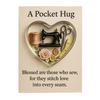 Pocket Hug Token for Hairstylists Heart Shaped Acrylic Keepsake with Mini Hair Tools Stylist Appreciation Gifts