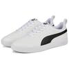 Puma Ricky Устойчивые к истиранию Низкие кеды для скейтбординга Унисекс Белый Черный 387607-02