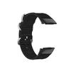 Braided Nylon Watch Strap Black Metal Buckle Adjustable Wristband Replacement for Fitbit Charge 6/5