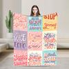 Hamiltons the Musical Blanket Quality Warm Soft  Bedding Throws Winter Picnic Couch Chair Funny Bedspread
