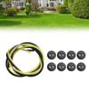1set 12pcs 2-Holes Fuel-Tank Grommet Rubber W/ Fuel-Line Pipe For Brush-Cutter
