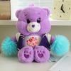 Love bear doll aviation series plush toy rainbow bear doll gift
