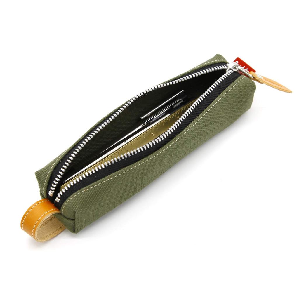 Luddite Baton Pencil Case Khaki LDH-BTPN-04