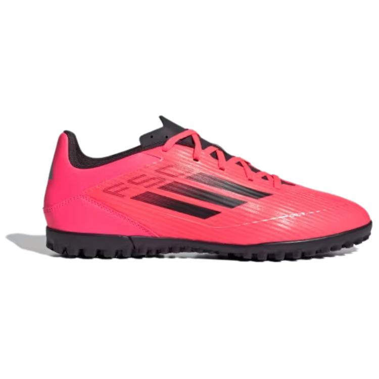 adidas F50 Club Удобные Модные Ультратонкая Кожа Нескользящие Износостойкие Футбольные Бутсы Мужские Футбольные Бутсы Красно-Черные IF1347