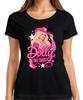 In Dolly We Trust Pink Cowgirl Hat Country Music Western Nashville Womens T-Shirt