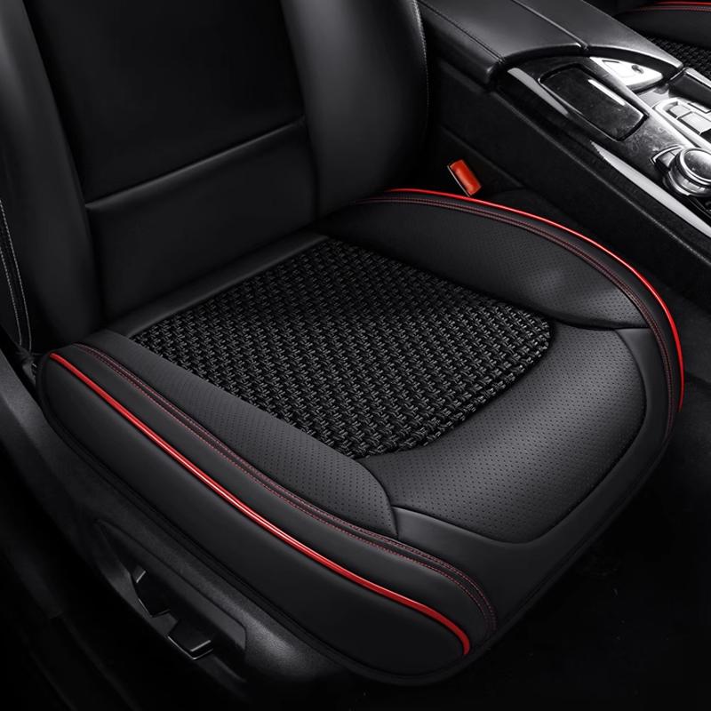 SEAMETAL Кожаный чехол на автомобильное сиденье Роскошная защита переднего сиденья Подушка Коврик для водительского сиденья 1 шт.