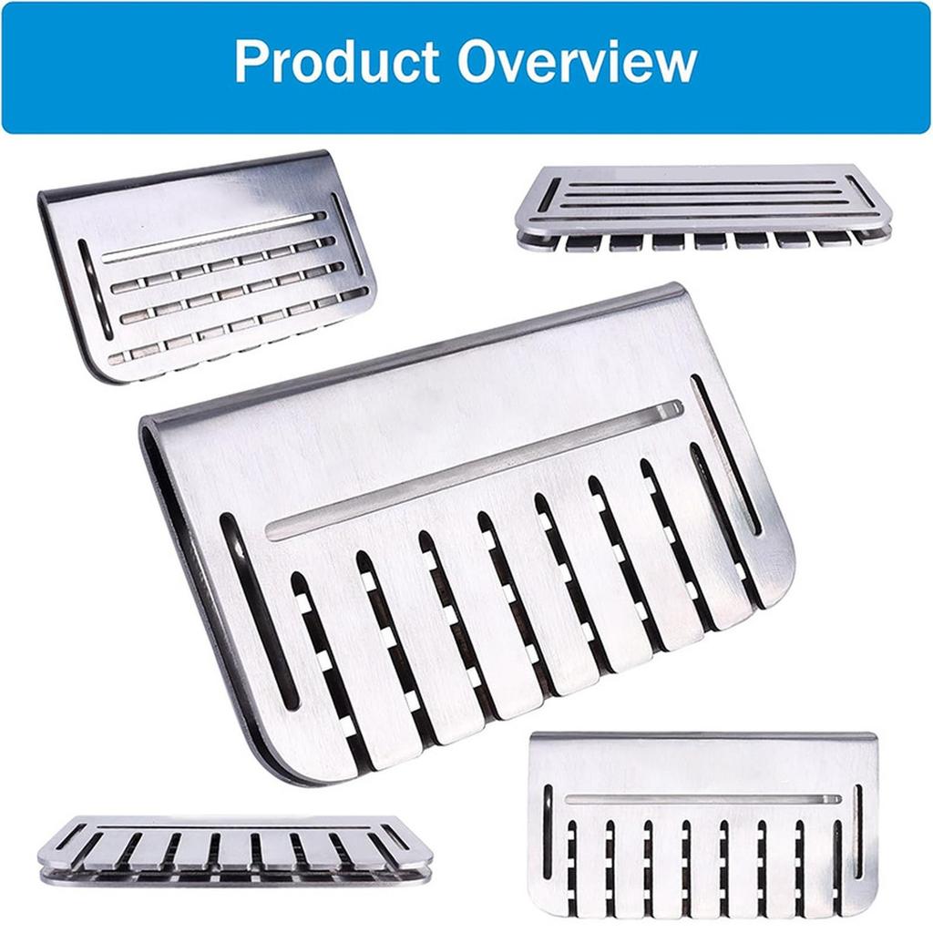Grease Door Blocker Heavy Duty Griddle Grease Door Stopper 304 Stainless Steel Grease Food Screen for Griddle