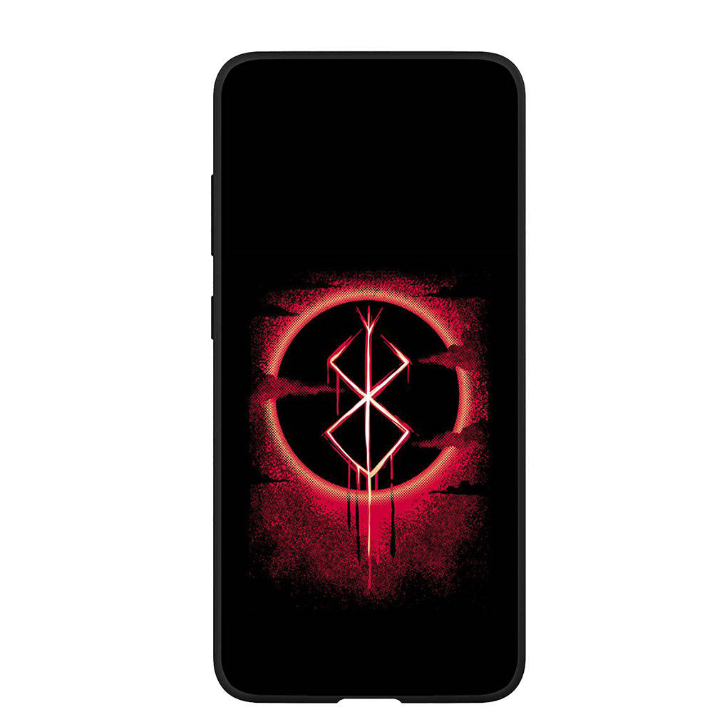 Чехол для телефона Samsung Galaxy S25 S24 S23 iPhone 16 15 Xiaomi Redmi Note 14 13 12 16E X 8 11 Pro Max OPPO Moto Huawei A05 A16 чехол с изображением аниме Berserk Guts