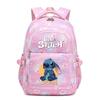 Stitch Print Backpack for Teen Girls Student School Bag Large Capacity Cute Cartoon Kids Bookbag Lightweight Durable for School Travel
