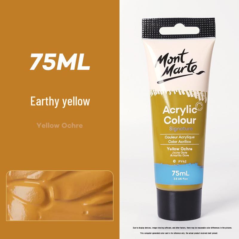 Montmartre 75ml Waterproof Non-Fading Acrylic Paint Set: Perfect for Children’s Textiles and Art Projects, Sunscreen Formula